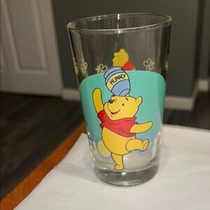 Vintage Winnie the Pooh Silly Pooh Glass Cup
